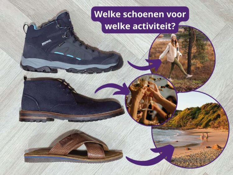 Welke schoenen voor welke activiteit?